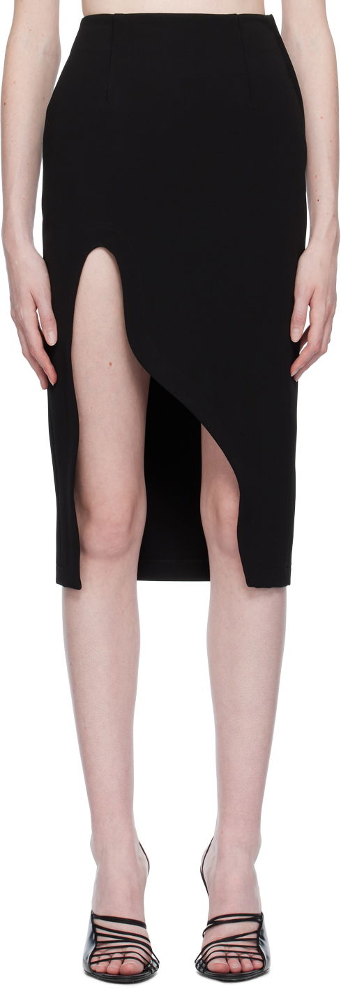 Krila Off-White Off-White Vented Miniskirt Črna | OWCW001S23JER0011000
