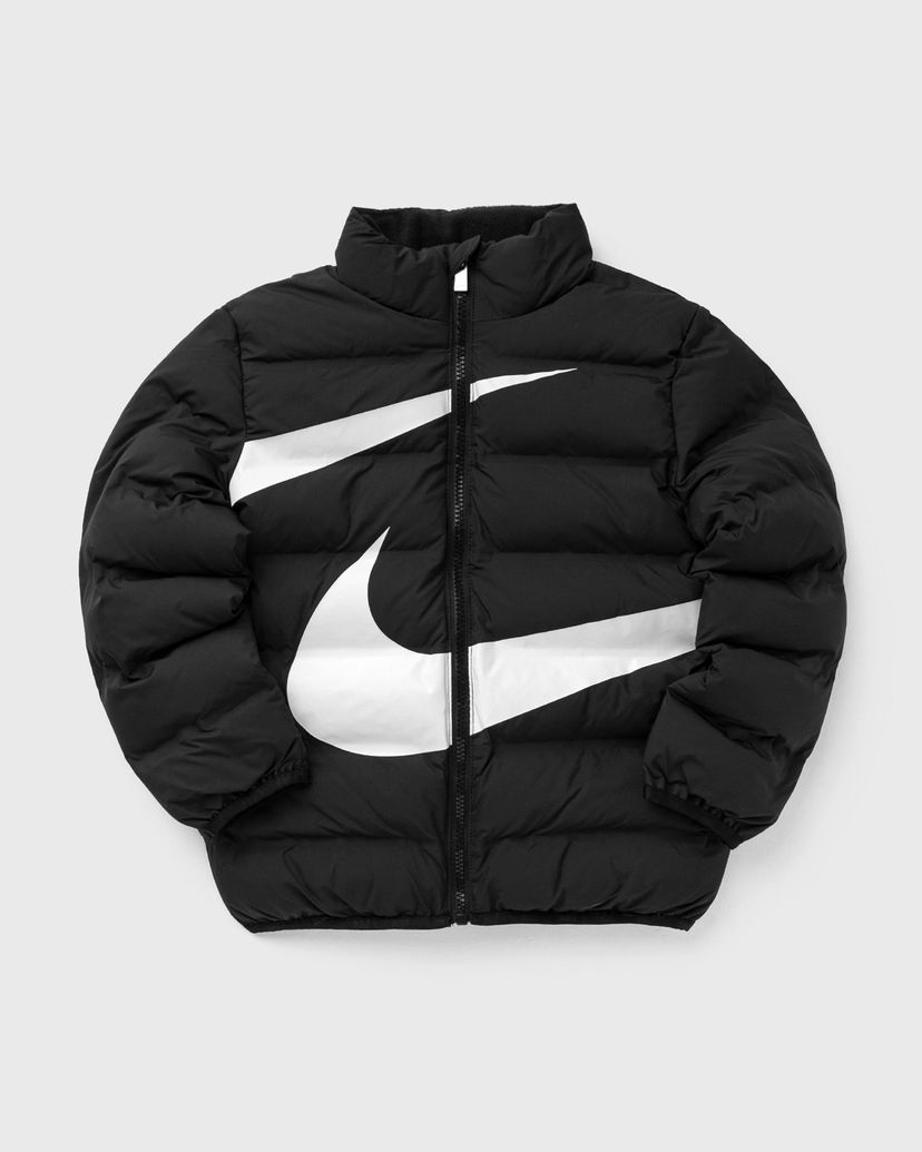 Puhovka Nike Wrap Swoosh Debossed Quilt Jacket Črna | 86M133-023