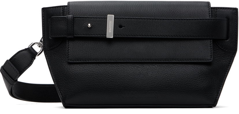 Torba za čez ramo Jacquemus Clutch La Casa 'Le messenger Capri' Črna | 24H246BA378-3206