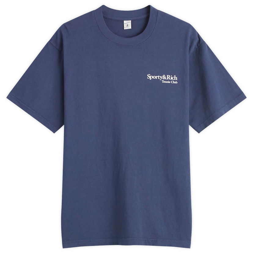 Majica Sporty & Rich Sporty & Rich Play Tennis T-Shirt, Size Large Modra | TO043621425BL106