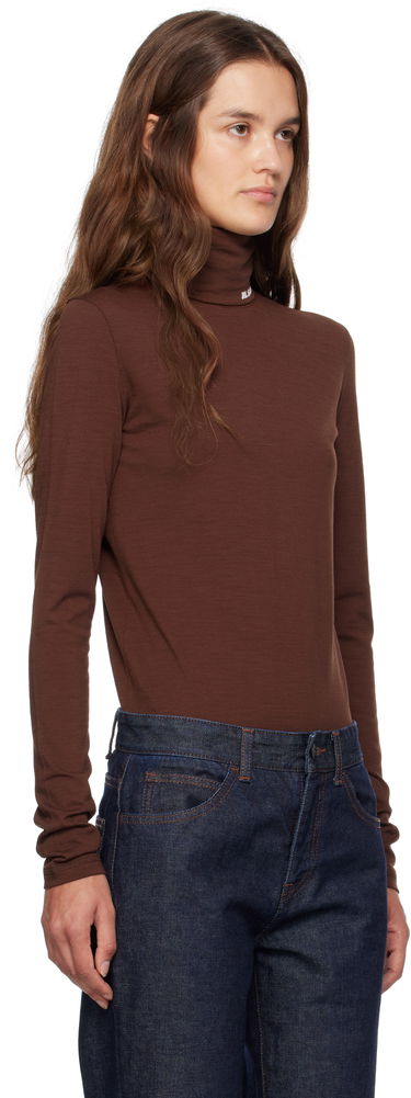 Pleteni pulover Jil Sander Printed Turtleneck Črna | J40GC0020_J70021, 1
