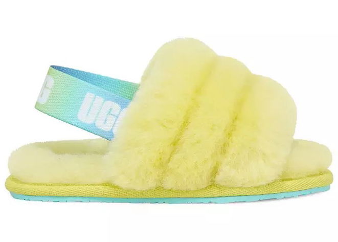 Superge in čevlji UGG Fluff Yeah Slide Pollen Gradien Rumena | 1120032T-PGRD, 0