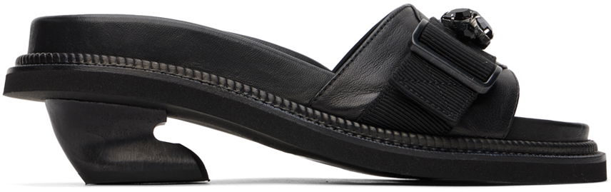 Modni dodatki Simone Rocha Simone Rocha Embellished Slides Črna | LH11B 0766, 0