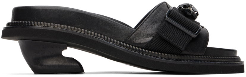 Modni dodatki Simone Rocha Simone Rocha Embellished Slides Črna | LH11B 0766