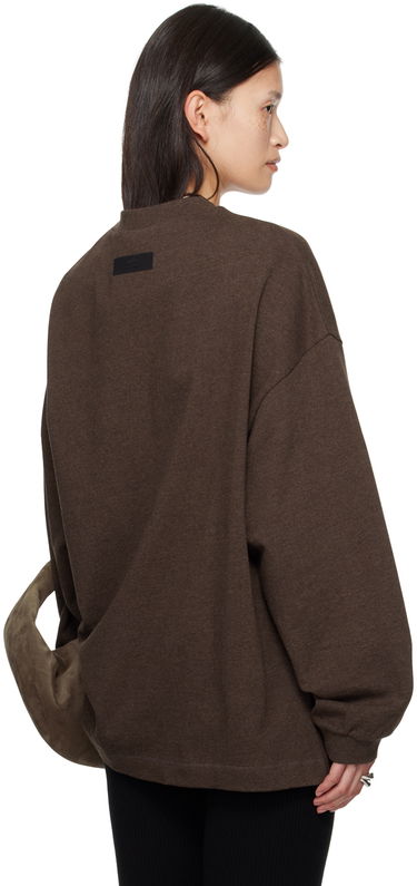 Majica Fear of God Core Collection Heavy L/S Tee Heather Wood Rjava | 125SU242012F, 2