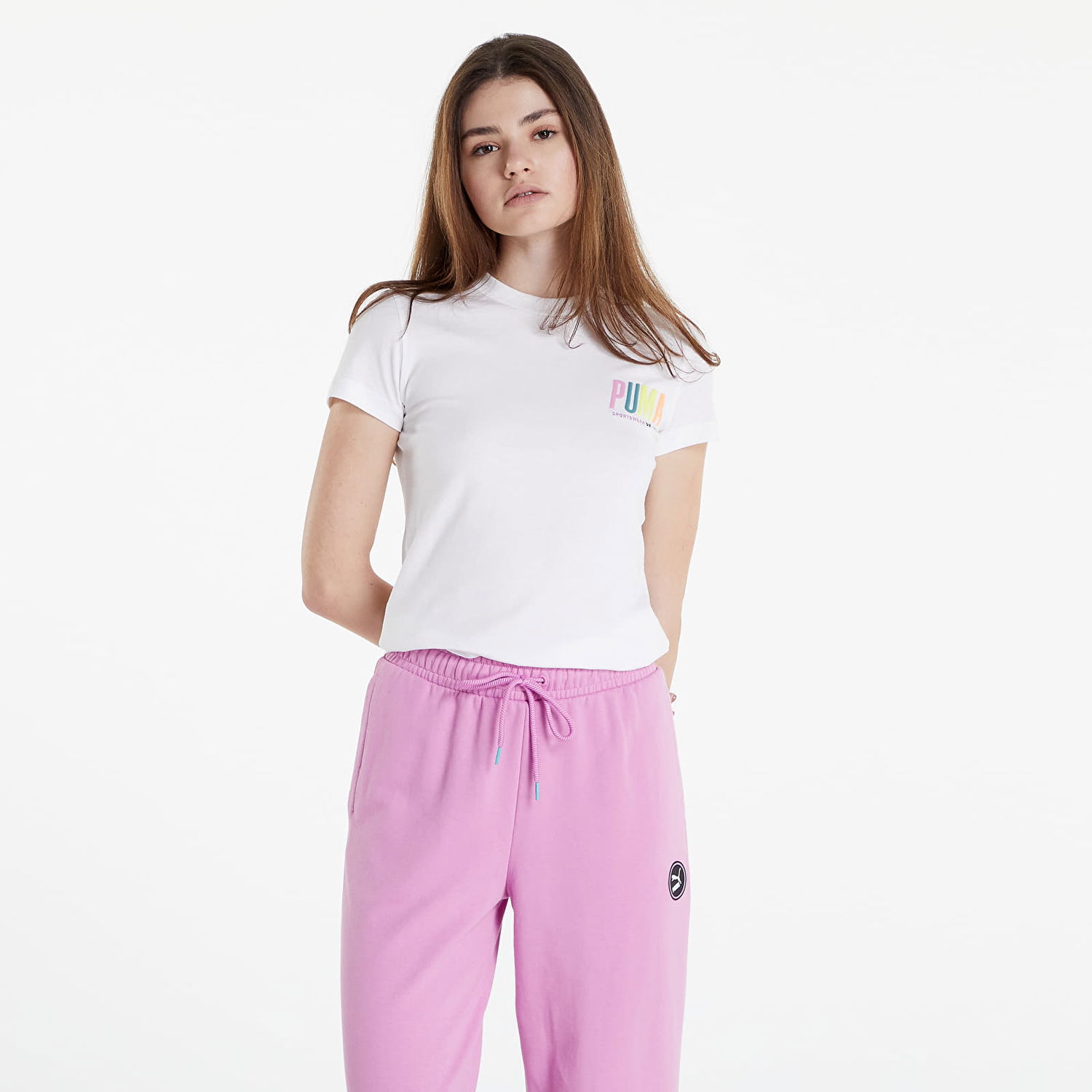 Majica Puma SWxP Graphic Tee Bela | 53355902, 0