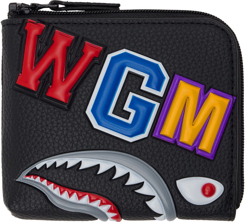 Denarnica BAPE Shark Mini Wallet Črna | 001SGK701012F