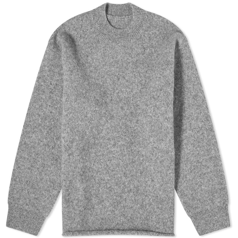 Pleteni pulover Jacquemus Back Logo Knit Jumper Siva | 24E245KN295-2329-950