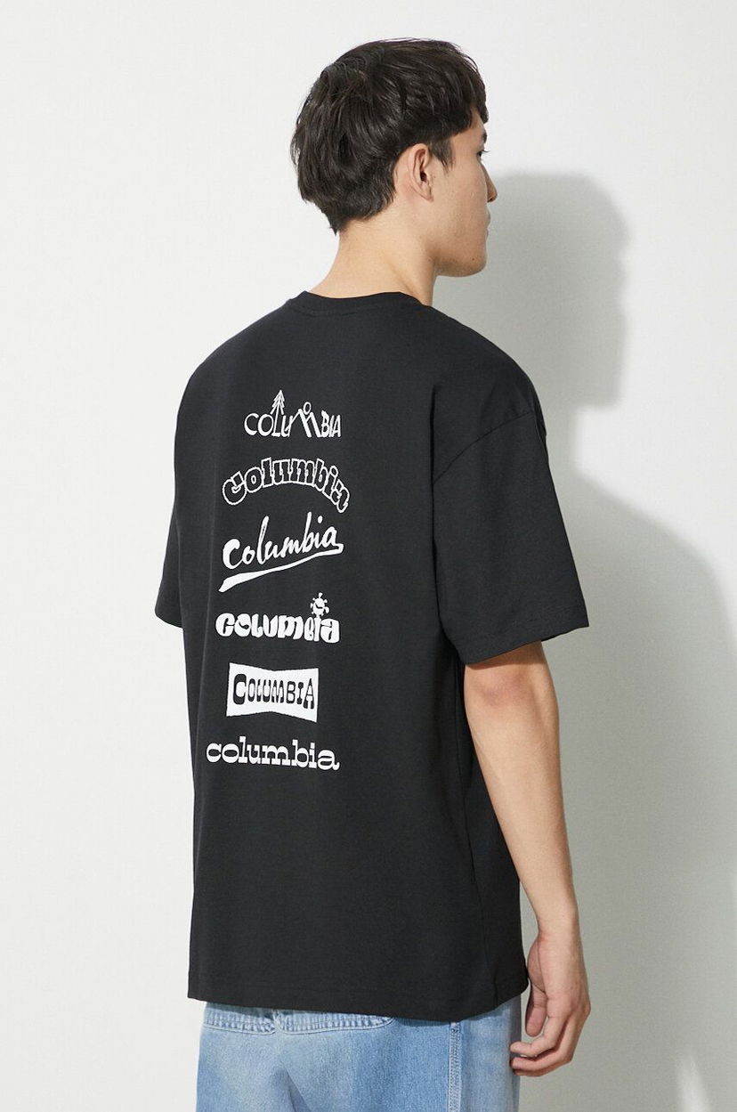 Majica Columbia Burnt Lake T-Shirt Črna | 2071711