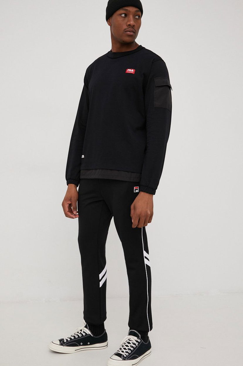 Trenirka FILA sweatpatns Črna | FAM0087