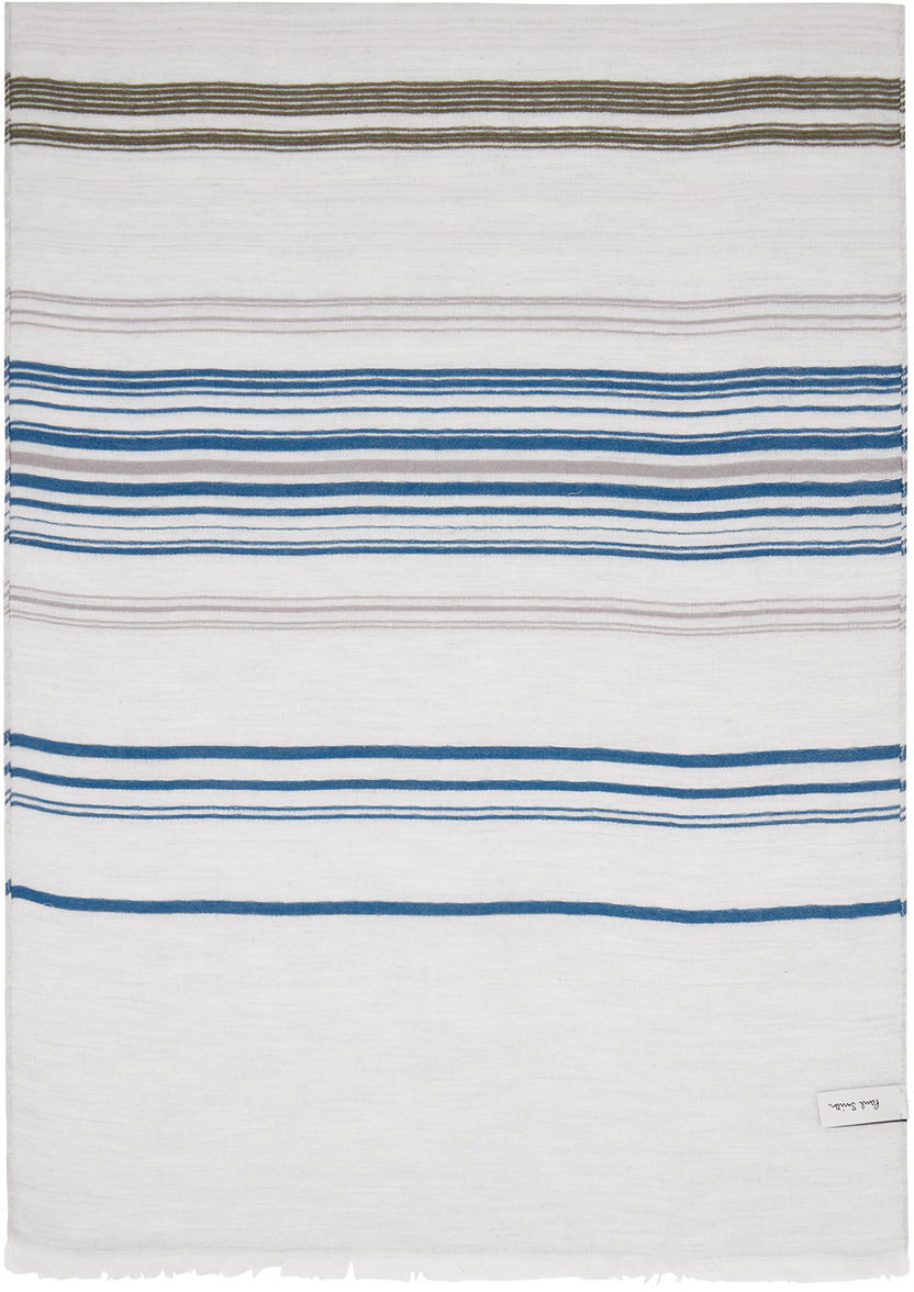 Šala Paul Smith Paul Smith Thin Stripe Scarf Modra | M1A-150C-N020-70-0, 1