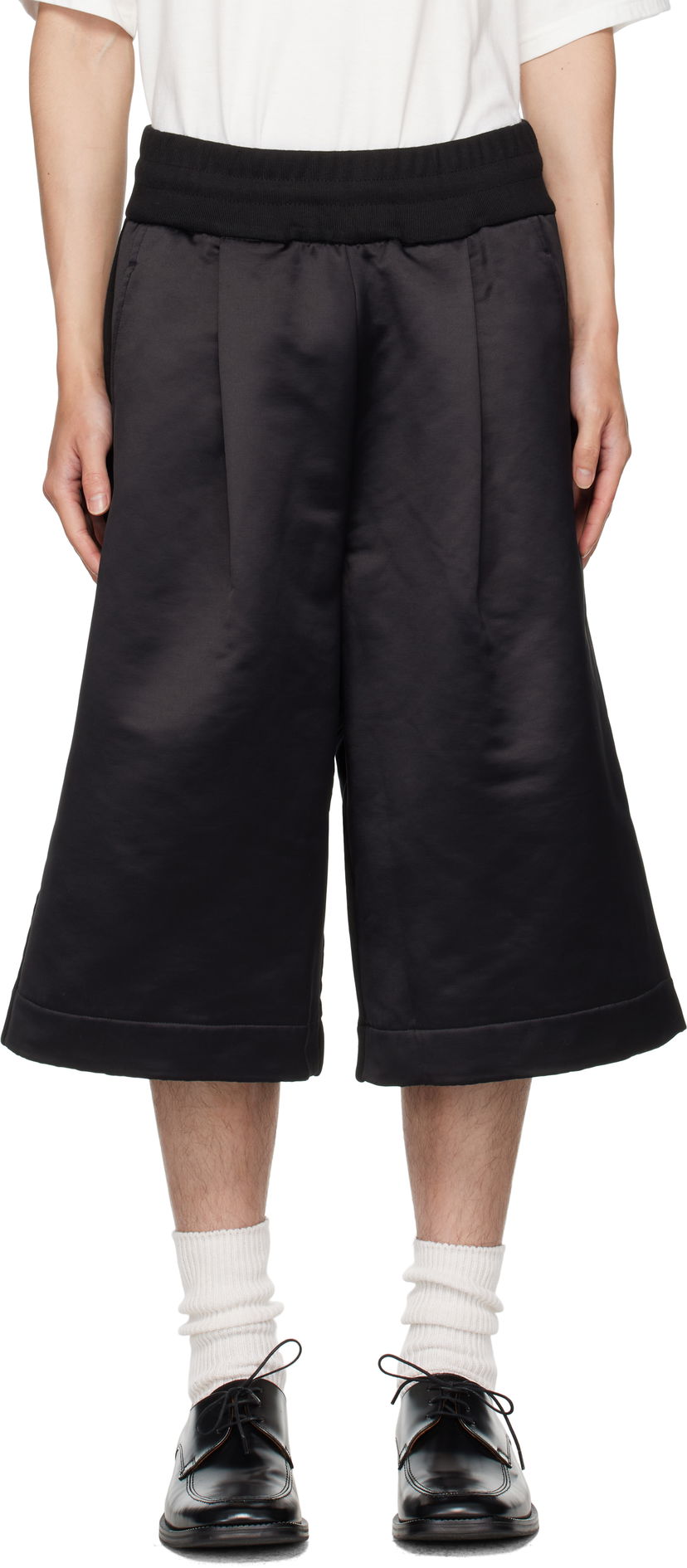 Kratke hlače Dries Van Noten Dries Van Noten Paneled Shorts Črna | 252-021157-2611