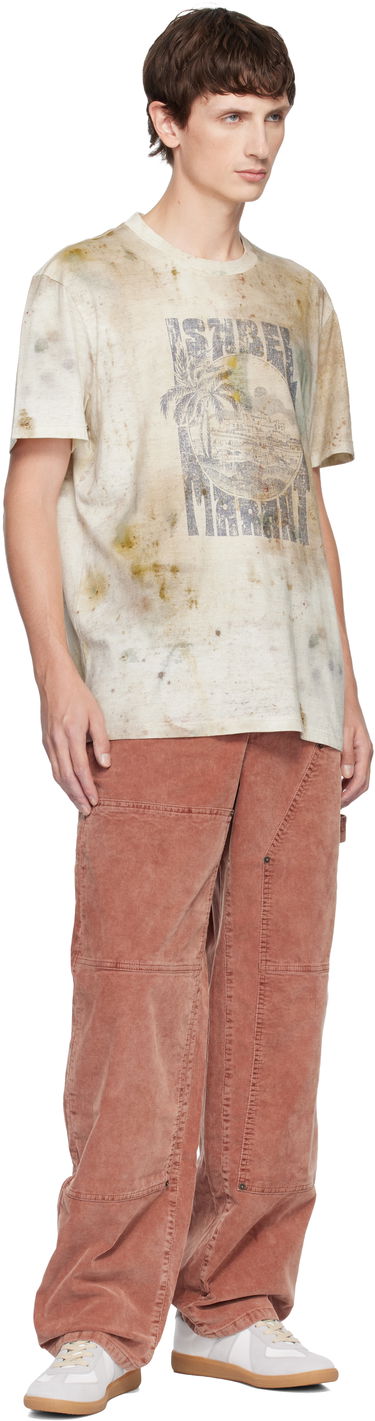 Majica ISABEL MARANT Distressed Graphic T-shirt Honore Večbarvna | 25ATS0052HB-C3N10H, 3
