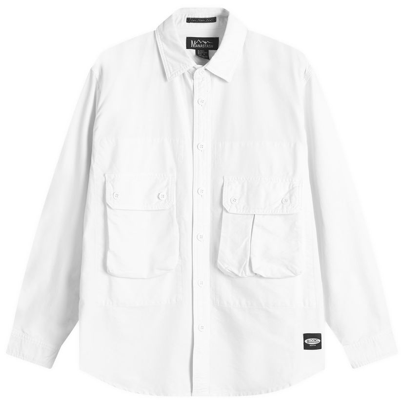 Srajce Manastash Cargo Pocket Work Shirt Bela | 7924220001-033