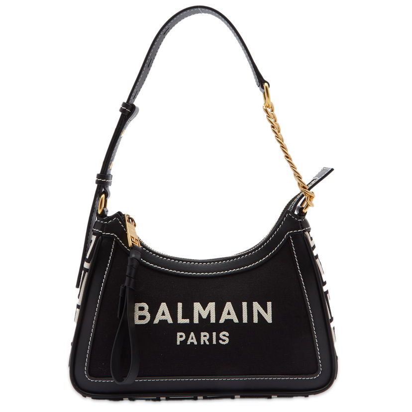 Torba za čez ramo Balmain Balmain B-Army Shoulder Bag Črna | BN1BT743TCMS-GFE