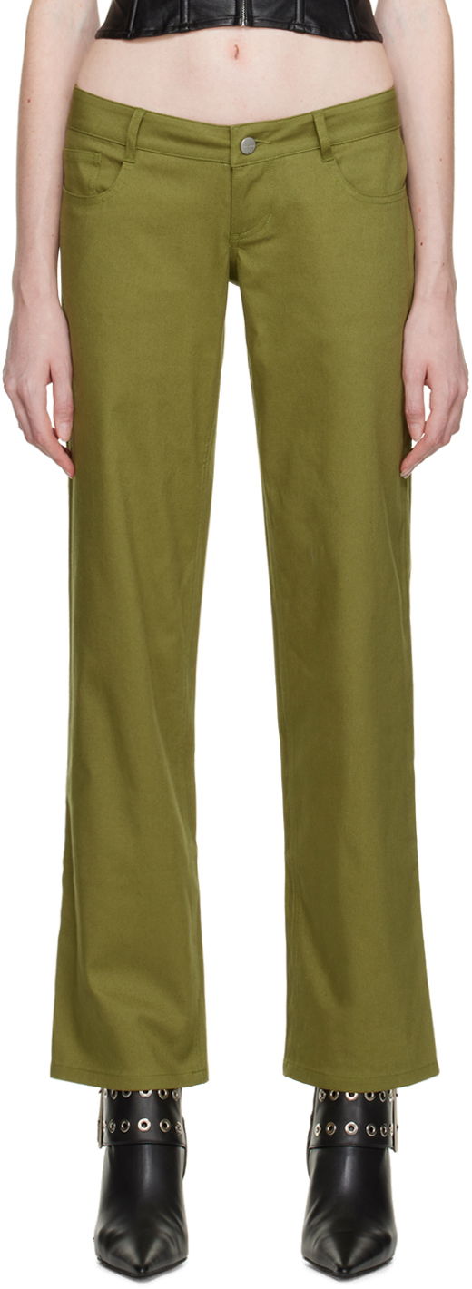 Hlače Miaou Miaou Atlas Trousers Zelena | 1023SCTYM