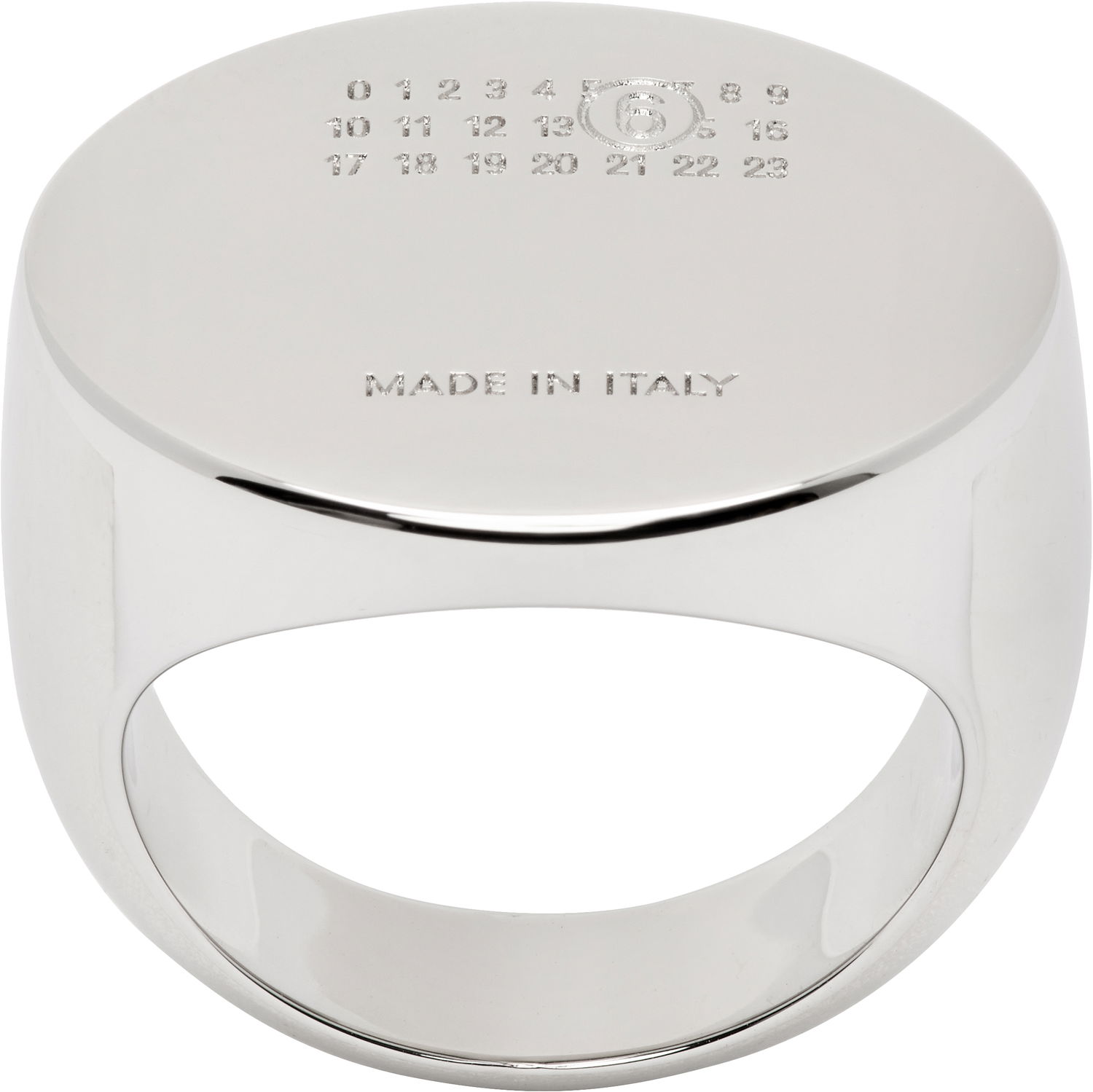 Prstan Maison Margiela MM6 Maison Margiela Oval Numeric Ring Kovinski | SM7UQ0108 P8601, 0