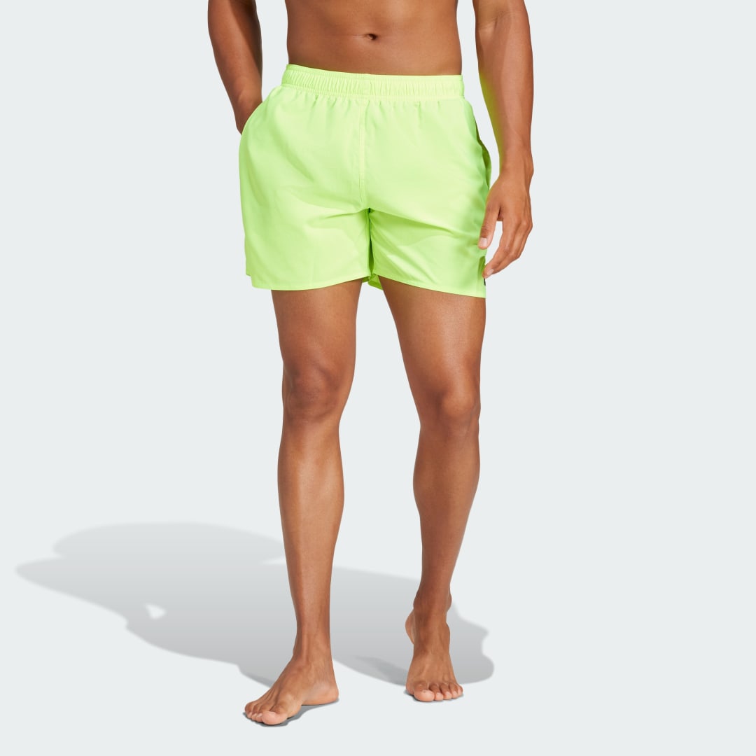 Kopalke adidas Performance Solid CLX Short Length Swim Shorts Rumena | JL5560, 0