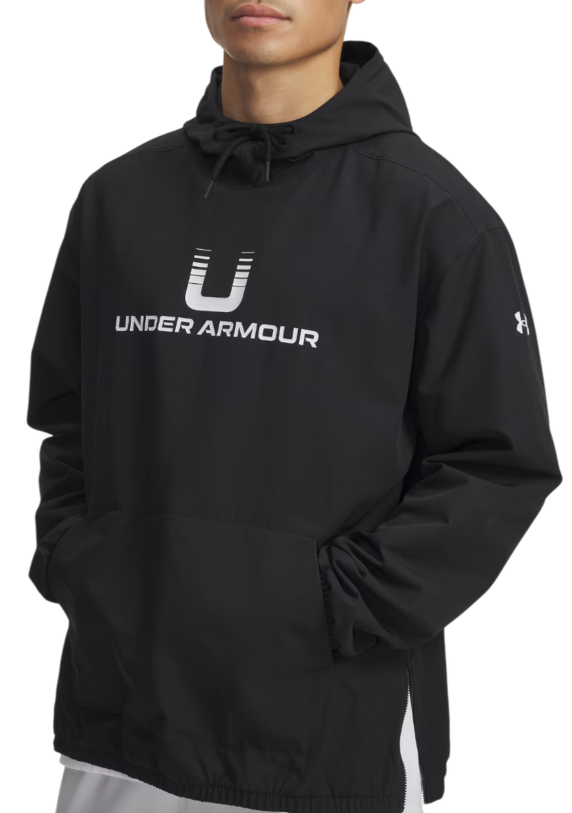 Pulover Under Armour Unstoppable Woven Hoodie Črna | 6003864-001