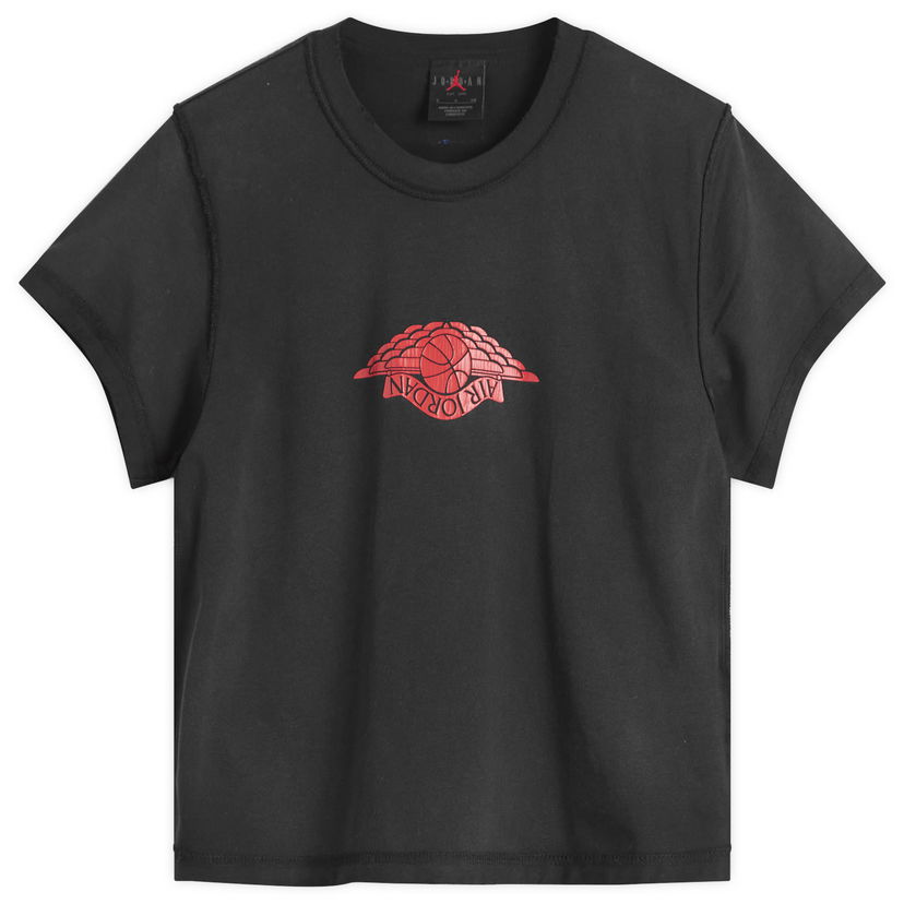 Krop-top Jordan Flight Graphic Crop T-Shirt Črna | IH2484-010