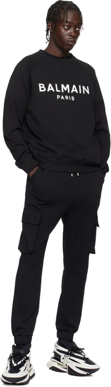 Trenirka Balmain Print Cargo Pants Črna | DH1OB295BC64, 3