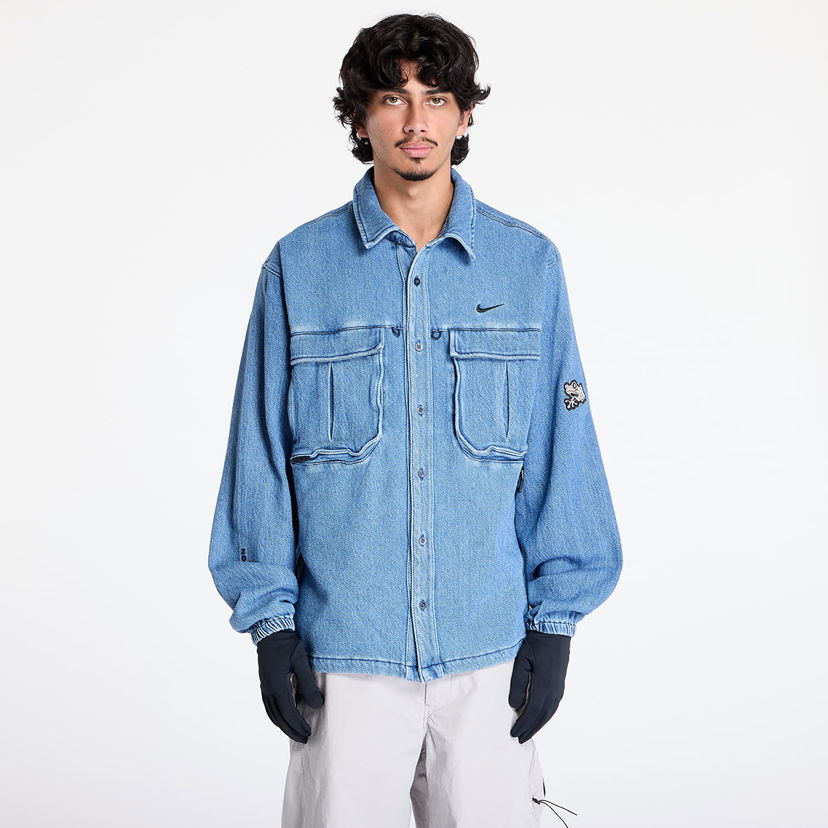 Srajce Nike Shirt Button-Down Top Modra | FZ3260-486