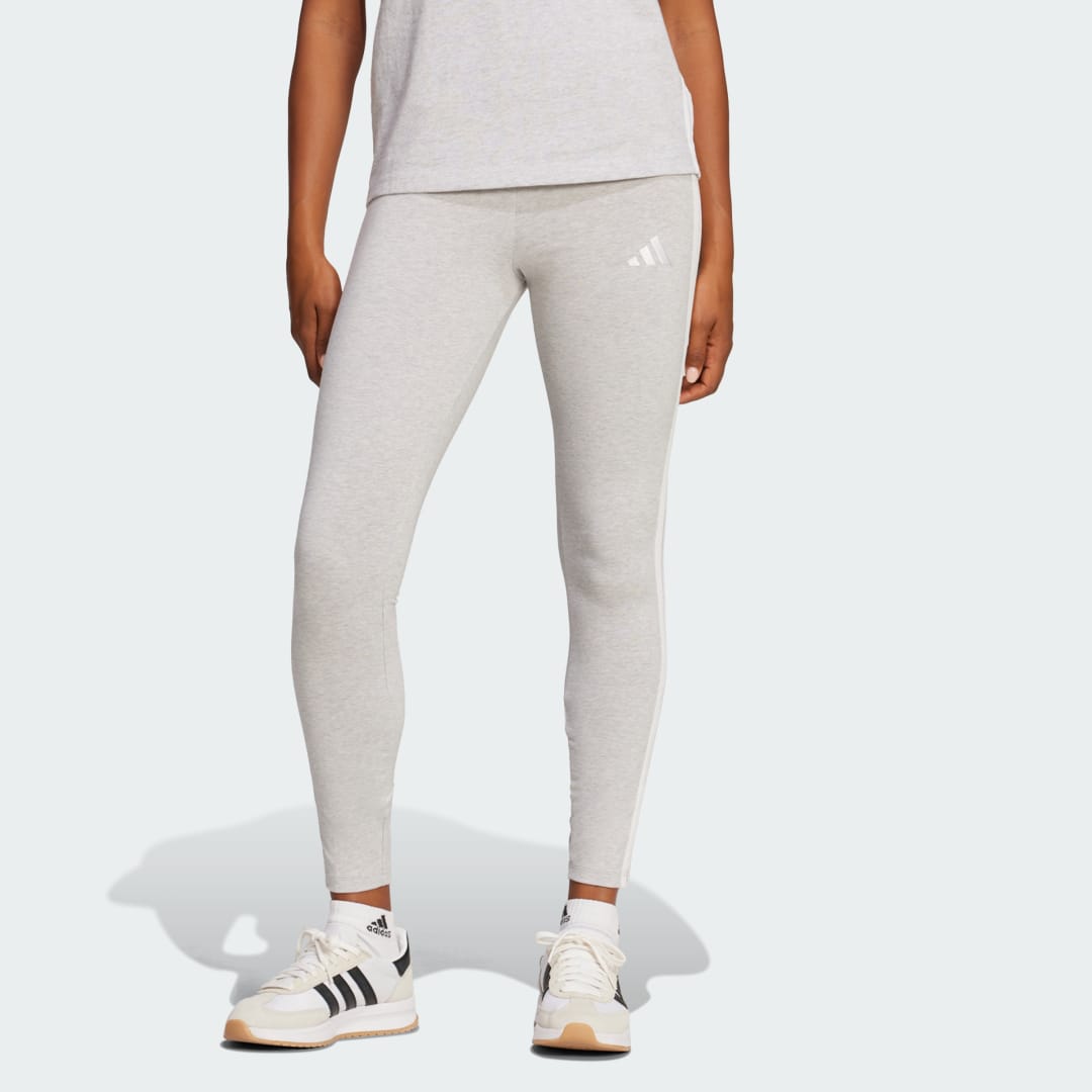Pajkice adidas Performance Cotton Leggings With Side Stripe Siva | JE0075, 0