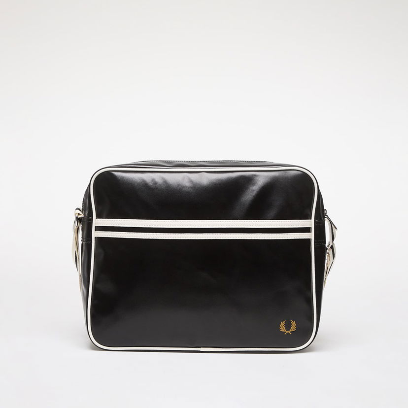 Torba za čez ramo Fred Perry Classic Shoulder Bag Black/ Ecru Universal Črna | L8257 D57