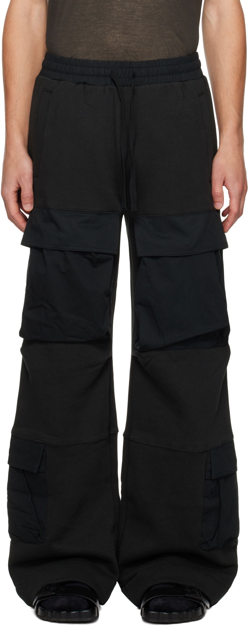 Cargo hlače Entire Studios Utility Cargo Pants Črna | ES2341SO