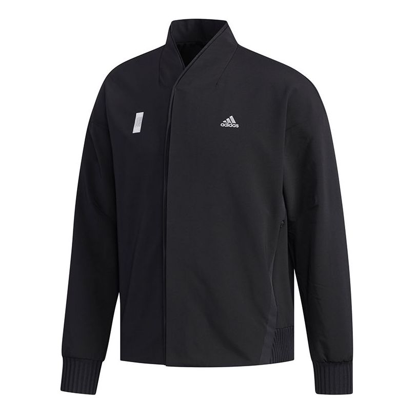 Bomber jakna adidas Originals Warm Logo Print Sport Shuttle Jacket Črna | FJ0192