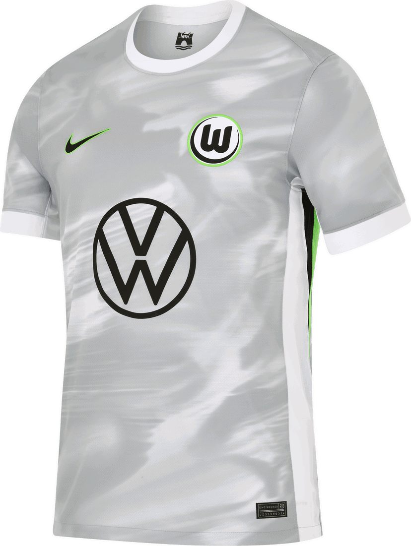 Dres Nike Nike VfL Wolfsburg 2025/26 Stadium Jersey Siva | hq0960-100