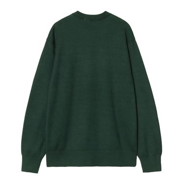 Pleteni pulover Carhartt WIP Carhartt WIP Library College Sweater Zelena | I034521_9, 1