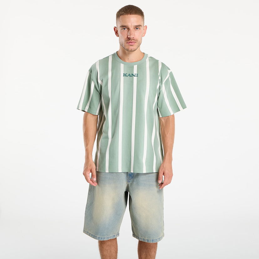 Majica Karl Kani Karl Kani Retro Gradient Stripes Tee Zelena | PD00005338
