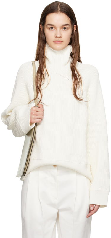 Pleteni pulover TOTEME TOTEME Raglan Turtleneck Sweater Bela | 242-WRT2186-YA0075, 0