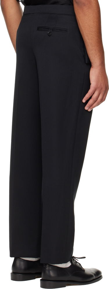Hlače Simone Rocha Simone Rocha Bow Waist Straight Leg Trousers Črna | 4170 1217, 2