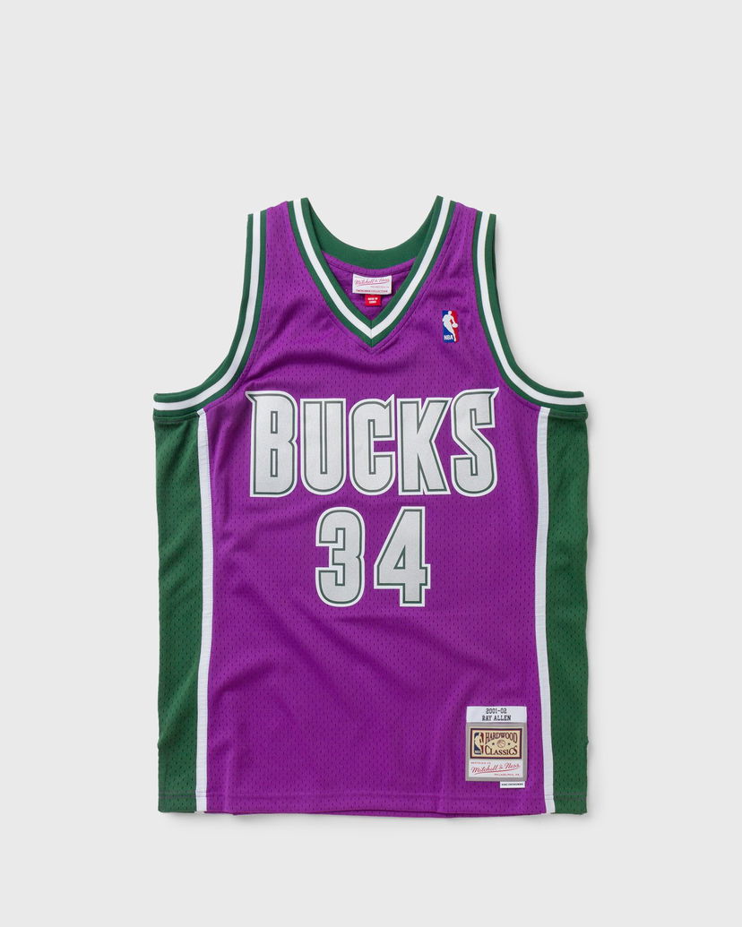 Dres Mitchell & Ness NBA Swingman Jersey Milwaukee Bucks 2001-02 Ray Allen #34 Lila | SMJY1151-MBU01RALPURP
