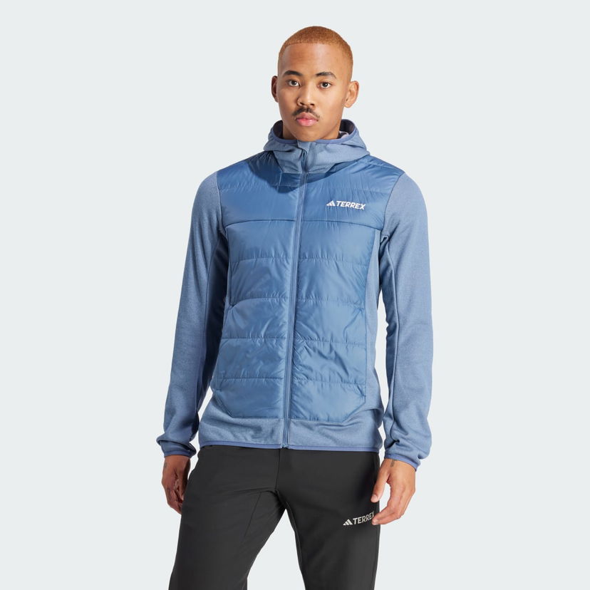 Jakna adidas Performance Terrex Multi Hybrid Insulated Hooded Jacket Modra | IS4203