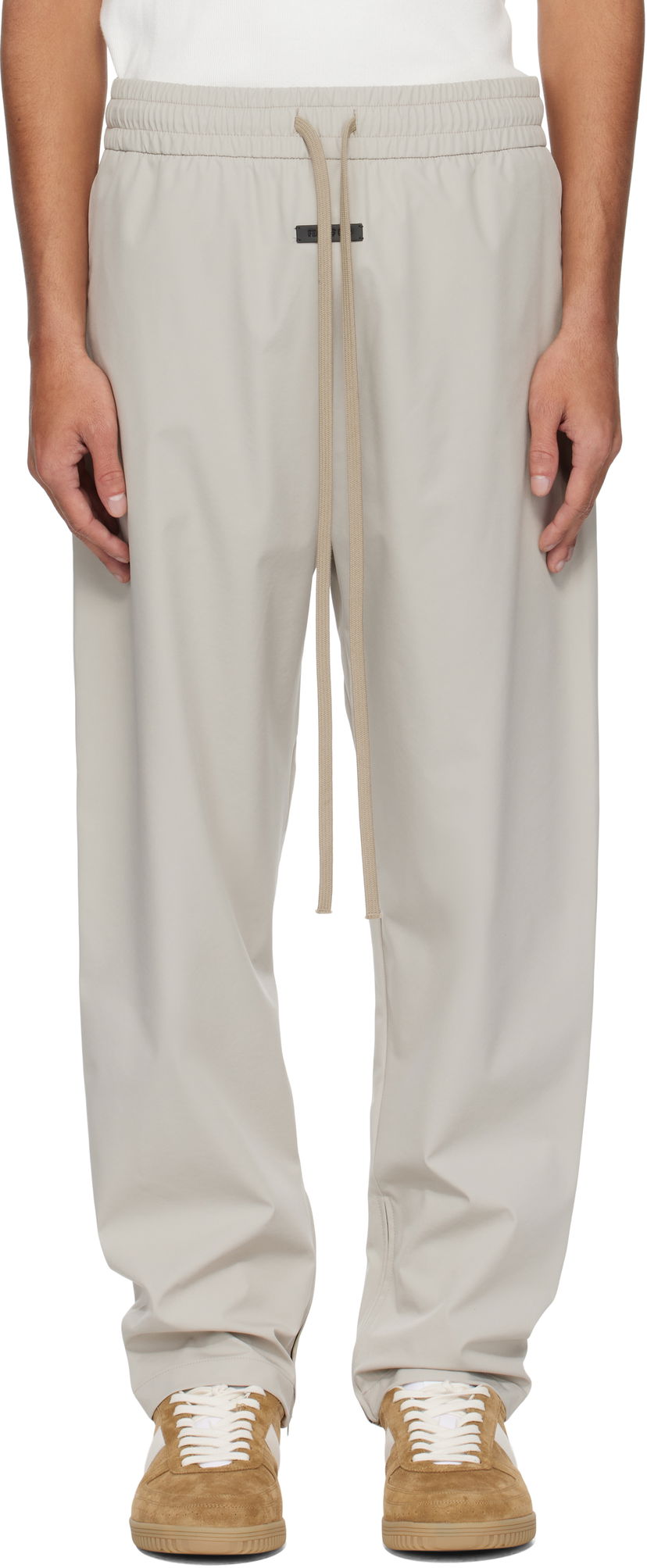 Trenirka Fear of God Fear of God Nylon Track Pants Siva | FGE240-404PON