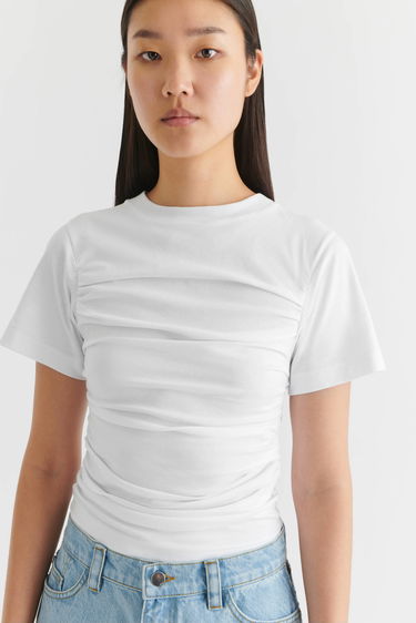 Majica AXEL ARIGATO Ria Gathered Bela | A2088001, 5