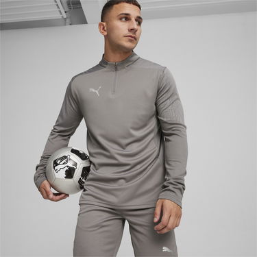 Majica Puma teamFINAL Training 1/4 Zip Top Siva | 658551-13, 2