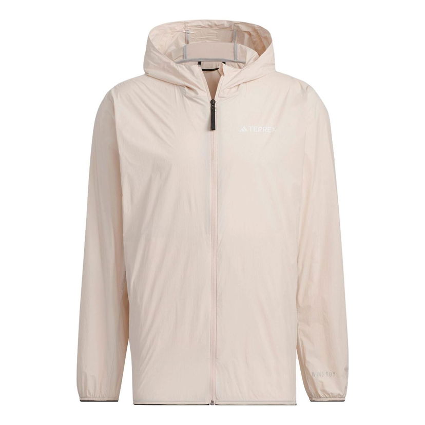 Vetrovka adidas Performance Terrex Wind.Rdy Men's Hooded Lightweight Jacket Bež | IU2671