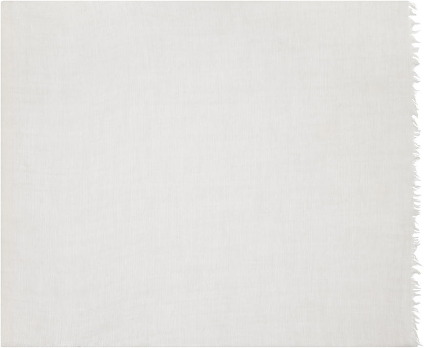 Šala Rick Owens Rick Owens Concordians Follo Scarf Bela | RU02E1462 SCAR