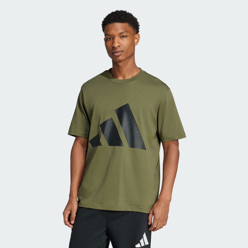 Majica adidas Performance Essentials Big Logo Graphic Training T-Shirt Zelena | JE8931