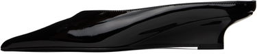 Superge in čevlji TOTEME Sharp Patent Wedge Mules by Črna | 251-WAS0179-LE0091, 2