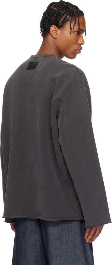 Pleteni pulover Helmut Lang Helmut Lang Garment-Dyed Upstate Sweatshirt Siva | O10HM502, 2