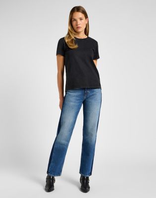 Majica Lee Perfect Tee Unionall Black Črna | 112355164, 1