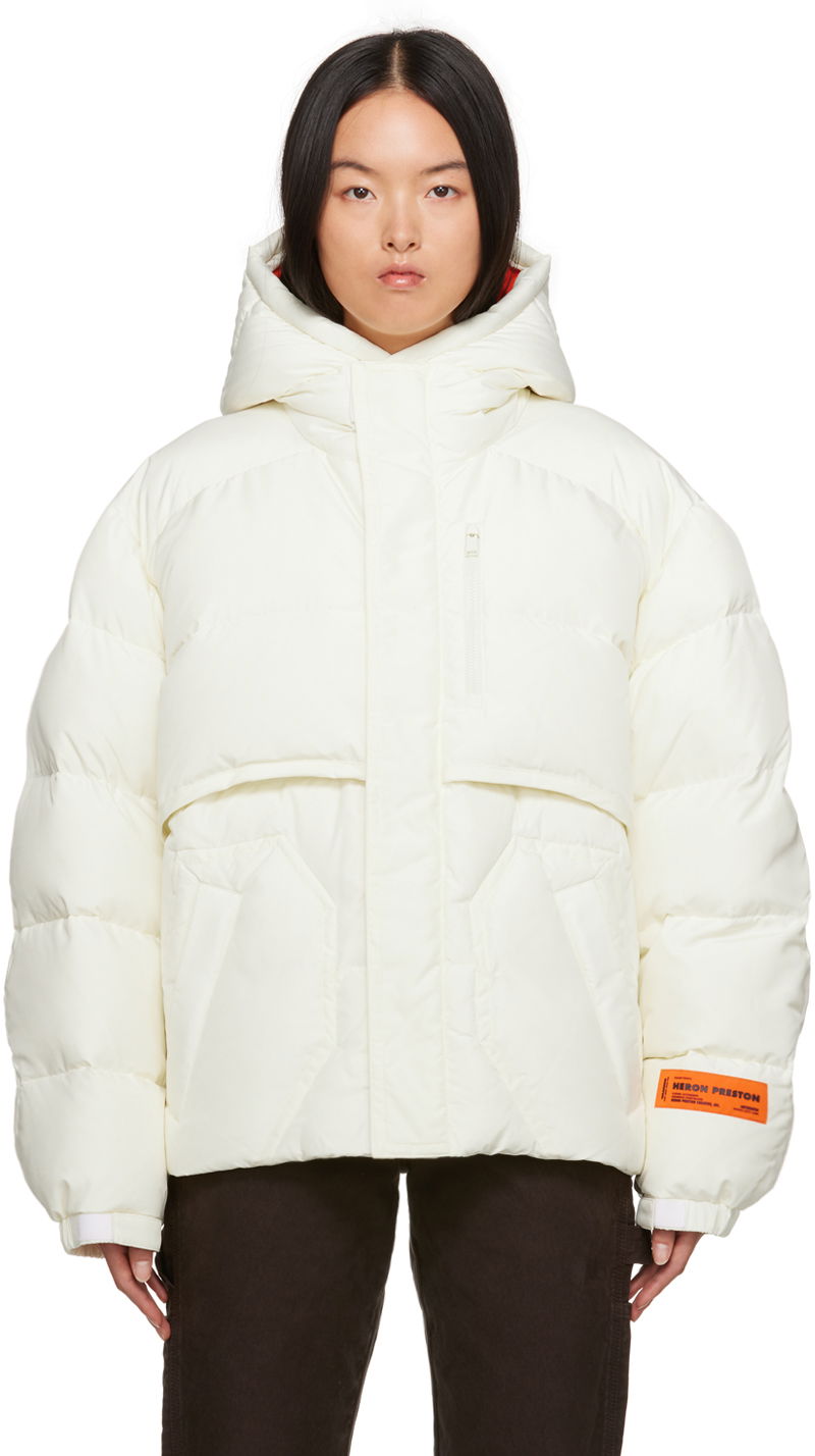 Jakna HERON PRESTON Hooded Down Jacket Bela | HWED009F23FAB0010400, 0