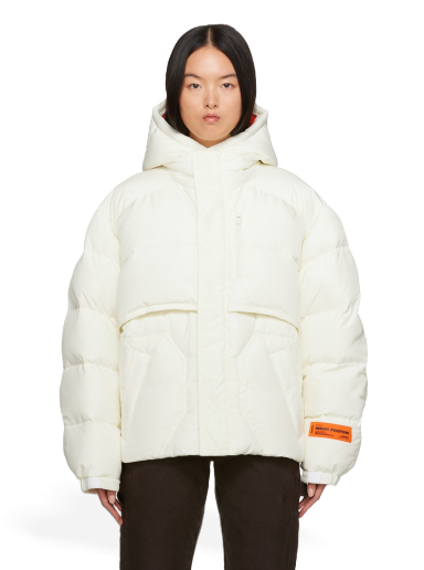 Jakna HERON PRESTON Hooded Down Jacket Bela | HWED009F23FAB0010400
