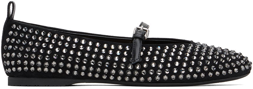 Superge in čevlji JW Anderson Suede Ballerina Flats Črna | ANW43052A 20090, 0