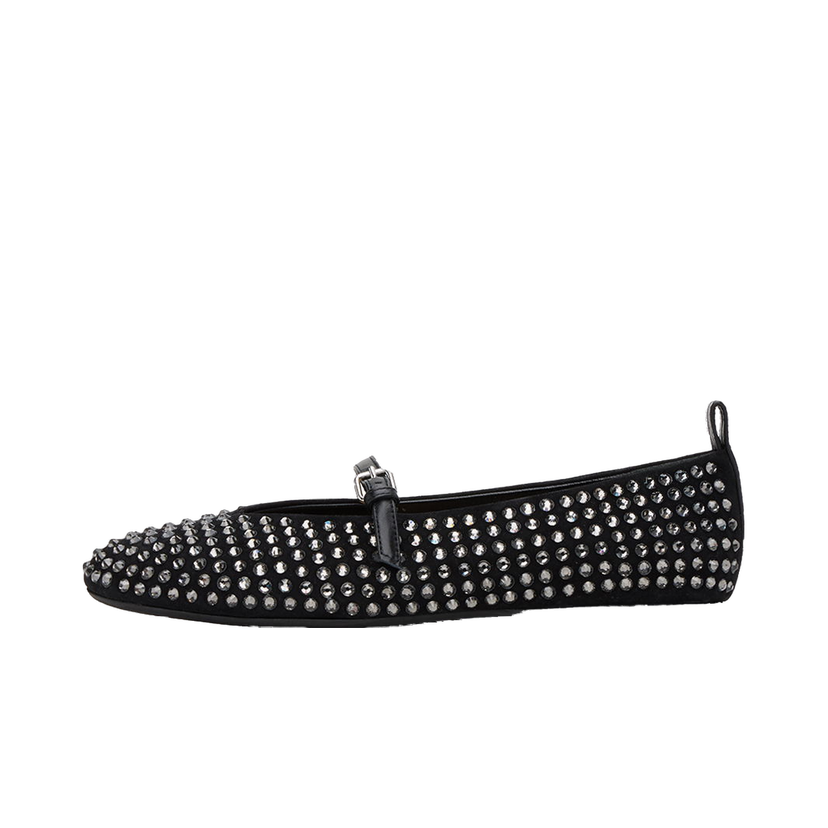 Superge in čevlji JW Anderson Suede Ballerina Flats Črna | ANW43052A 20090